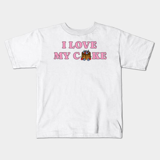 CAKE LOVERS Kids T-Shirt by ERIK_SHOP